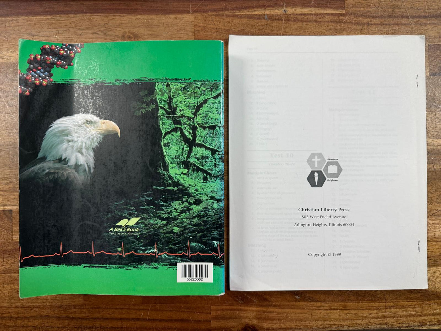 Abeka Biology 2nd Ed Gr 10 Text Lab Student Teacher SET (VG)