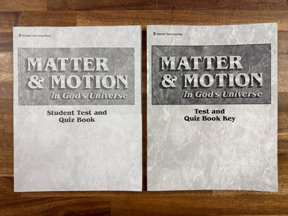 Abeka Science Gr 8 Matter & Motion 1st Ed SET of 5 (Good)