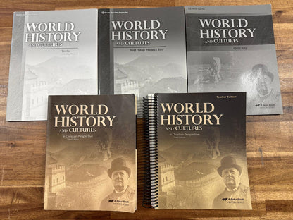 Abeka World History & Cultures 3rd Ed Set of 5 (Very Good)