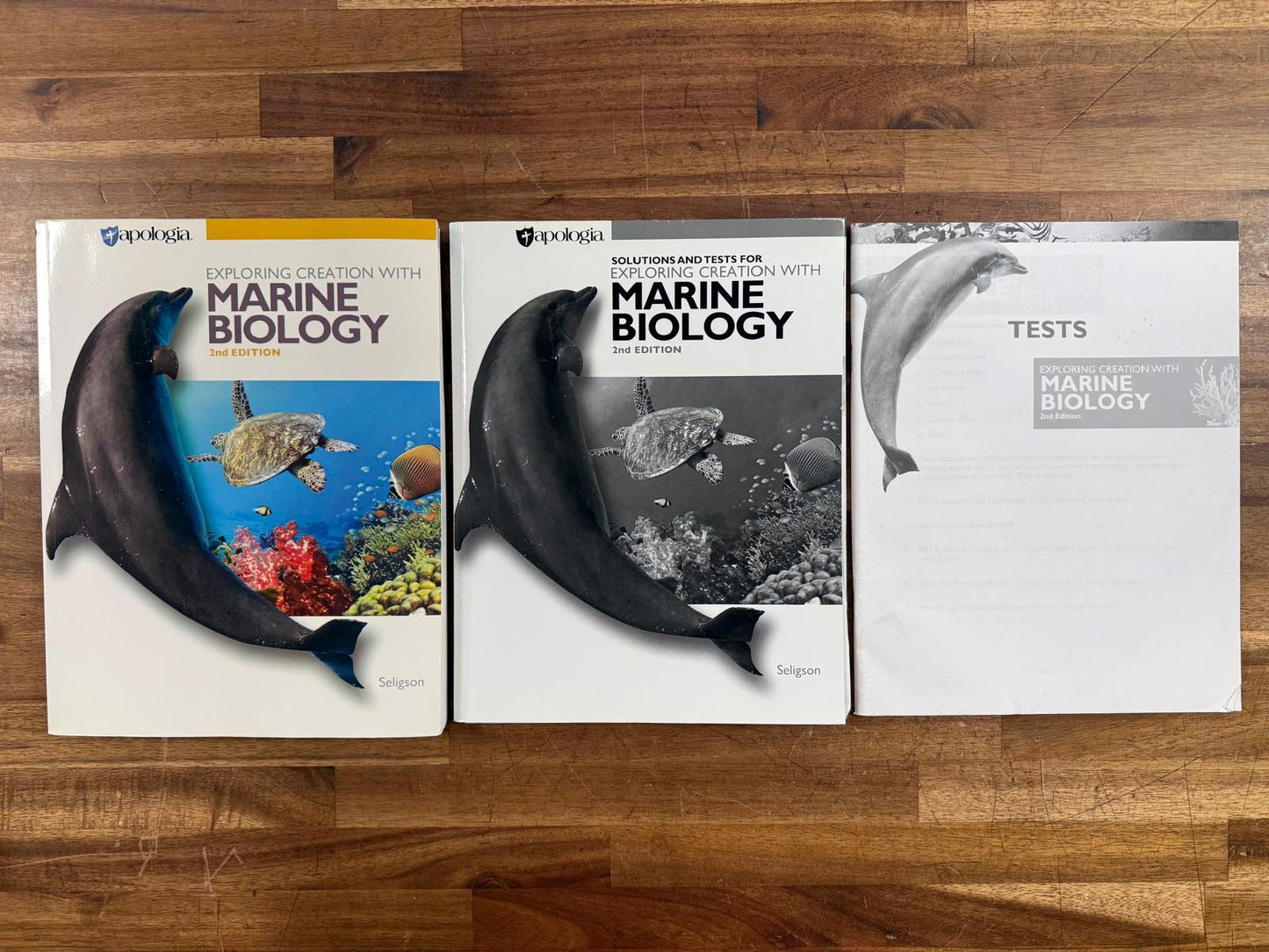 Exploring Creation w Marine Biology 2nd Ed SET of 3 (VG)