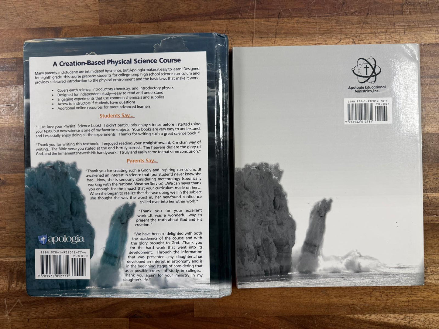 Exploring Creation w Physical Science 2nd Ed SET of 5 (VG)