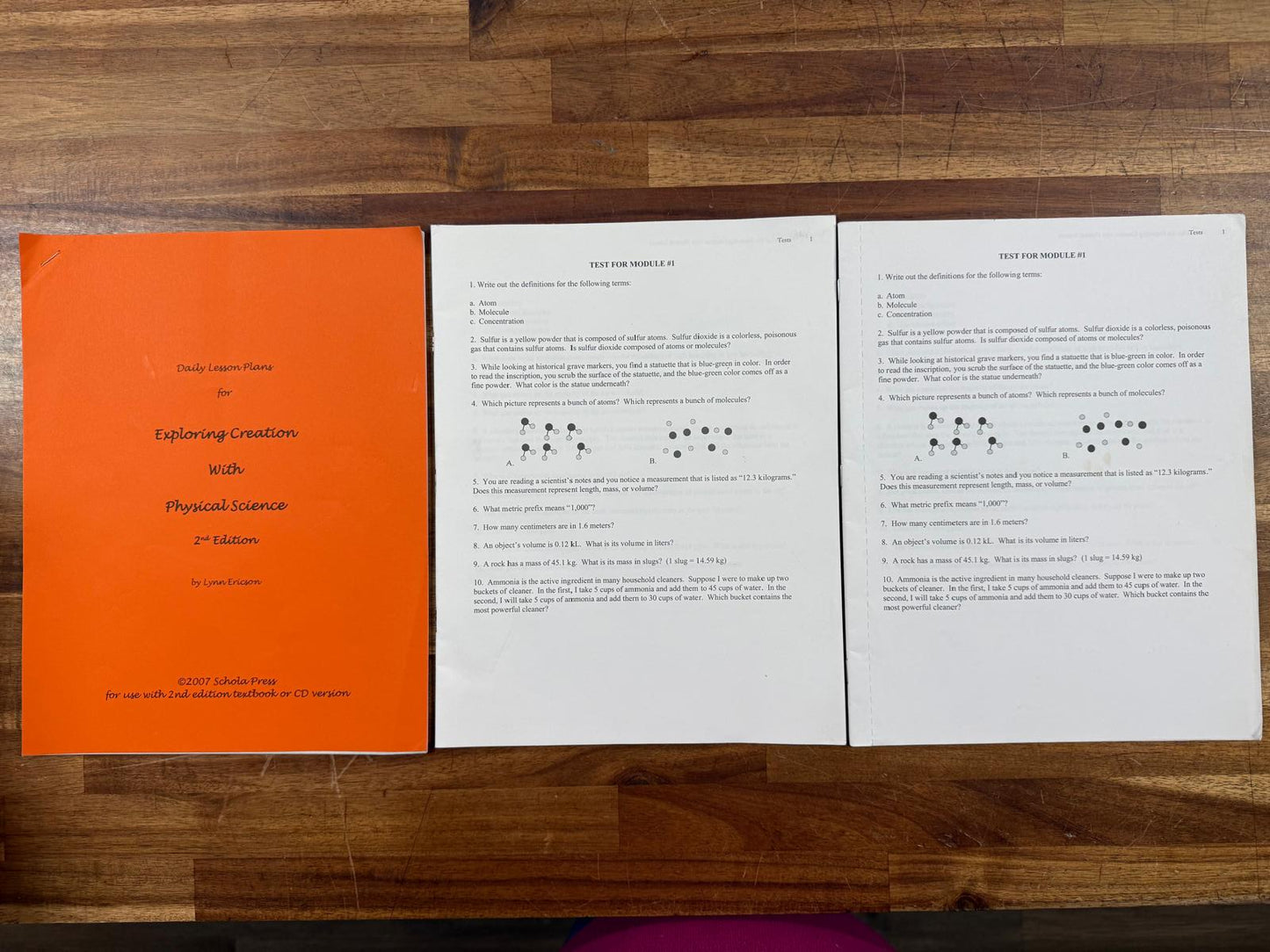 Exploring Creation w Physical Science 2nd Ed SET of 5 (VG)