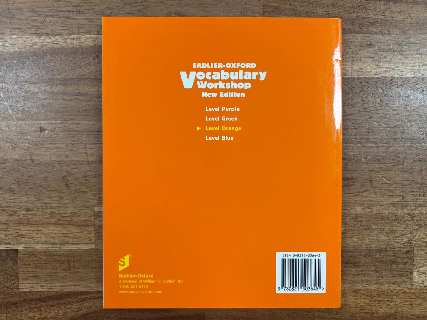 Vocabulary Workshop Level Orange - Jerome Shostak (VG)