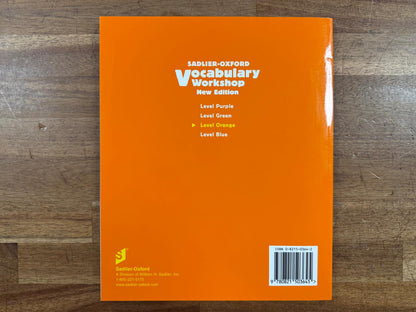 Vocabulary Workshop Level Orange - Jerome Shostak (VG)