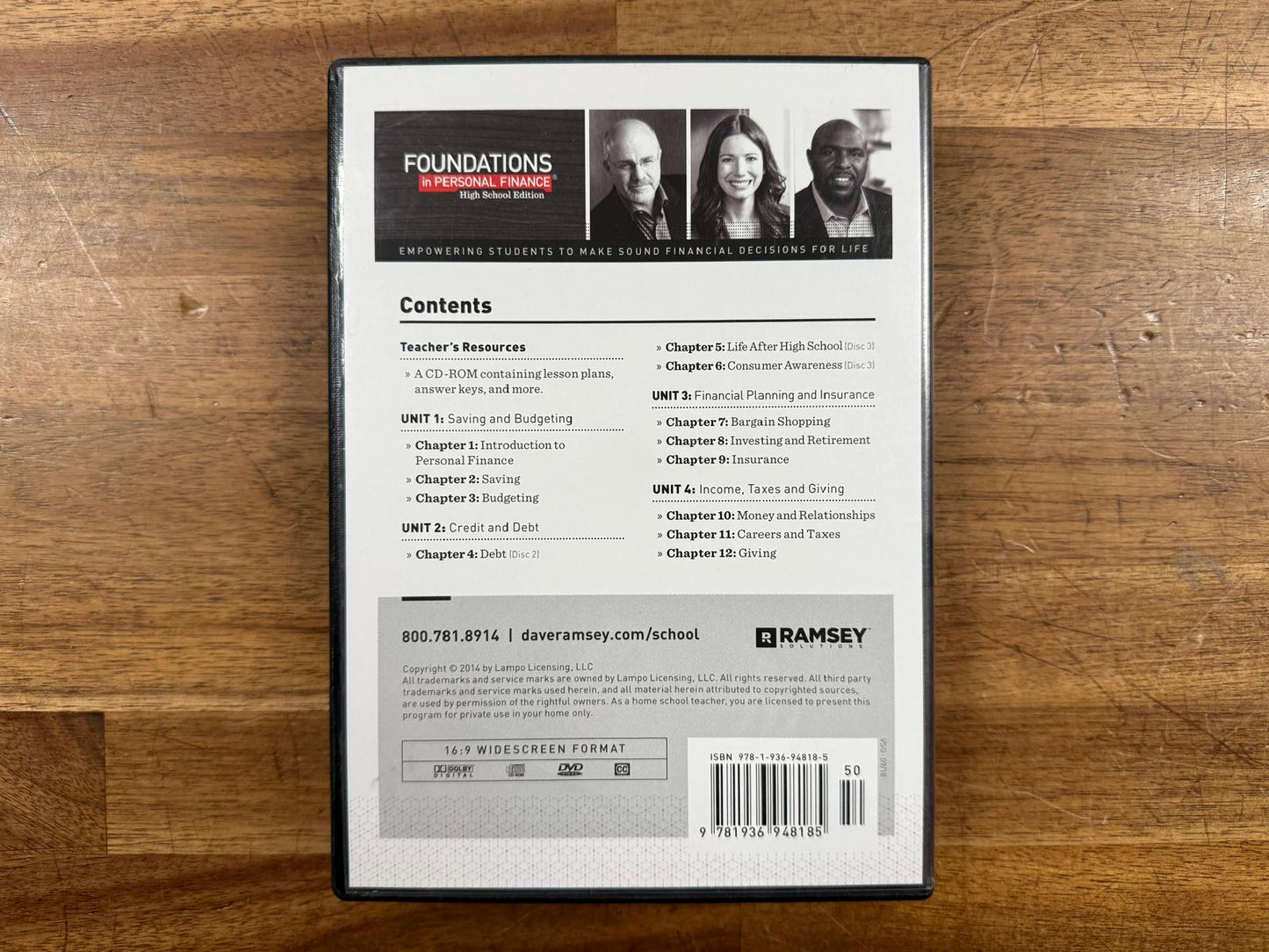 Foundations in Personal Finance Homeschool High School Ed