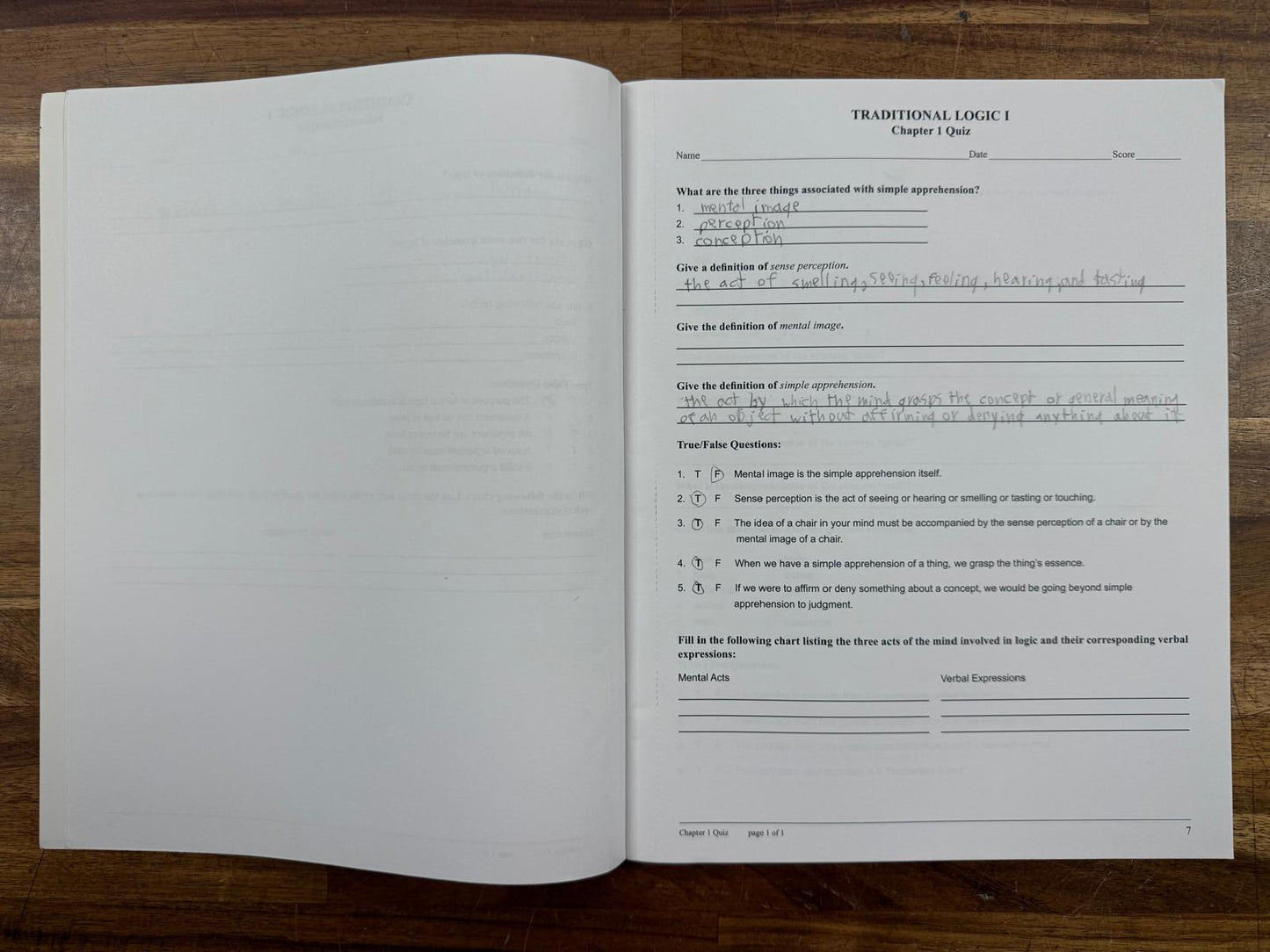 MP Traditional Logic I 2nd Ed SET Text Workbook Tests & Key