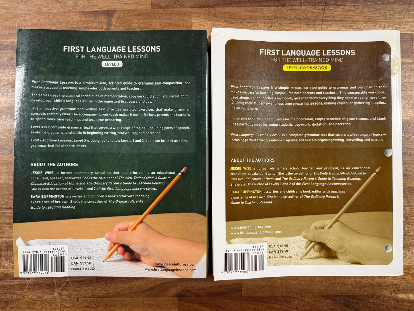 First Language Lessons for the Well-Trained Mind Lvl 3 SET VG