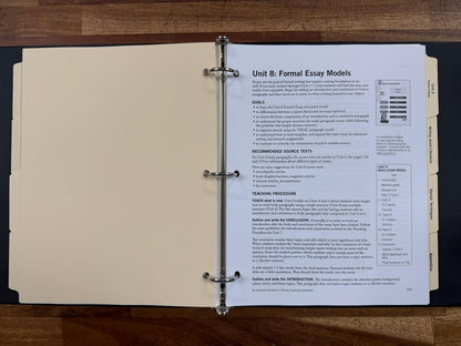 Teaching Writing Structure & Style Seminar Workbook 2nd Ed