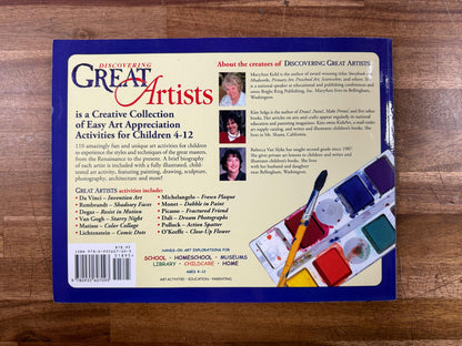 Discovering Great Artists: Hands-On Art for Children... (VG)