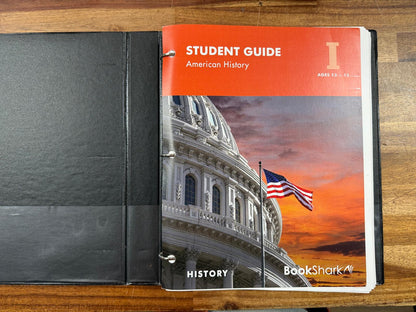 BookShark American History I Student Guide Ages 13-15 (VG)