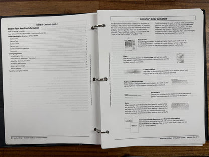 BookShark American History I Student Guide Ages 13-15 (VG)