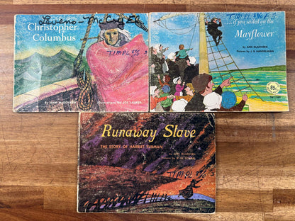 Ann McGovern Lot 3 US History Children Books (Vtg, Good)