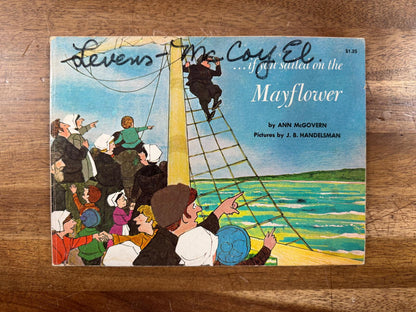 If You Sailed On the Mayflower - Ann McGovern (Vtg, VG)