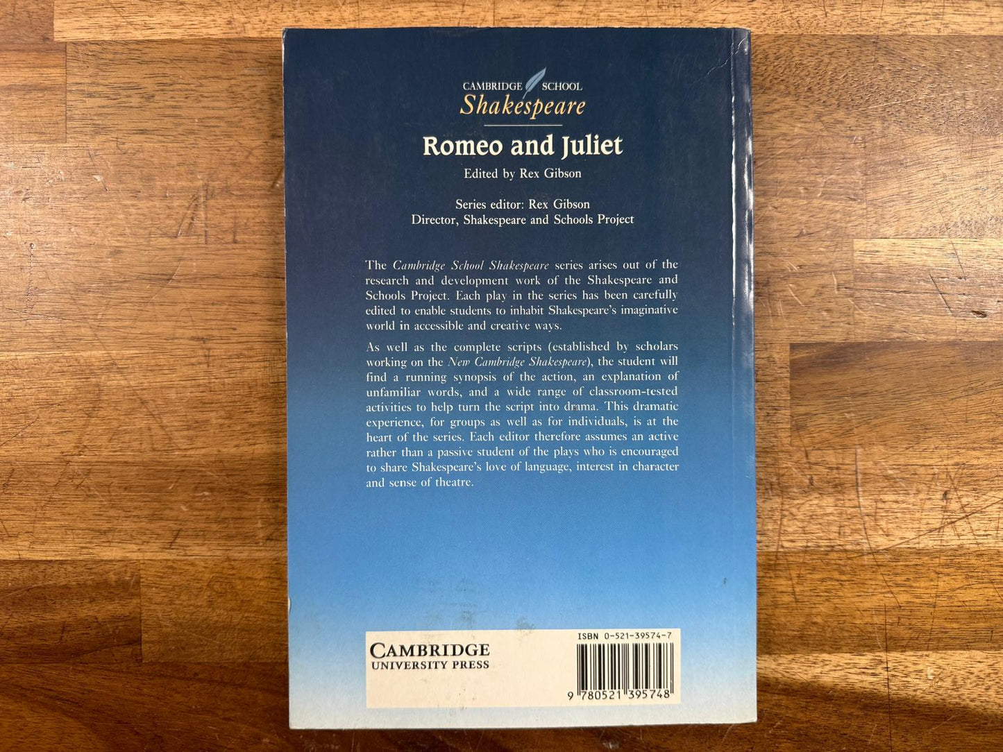 Romeo and Juliet Cambridge School Shakespeare (VG)