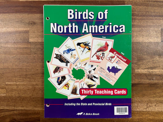 Abeka Birds of North America Teaching Cards (First Ed, VG)