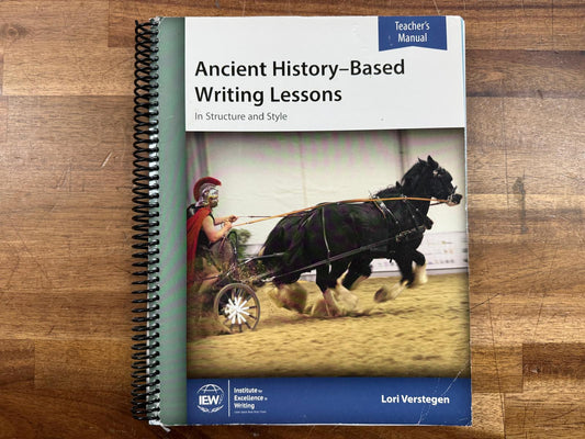 Ancient History- Based Writing 4th Ed Teacher Manual (VG)