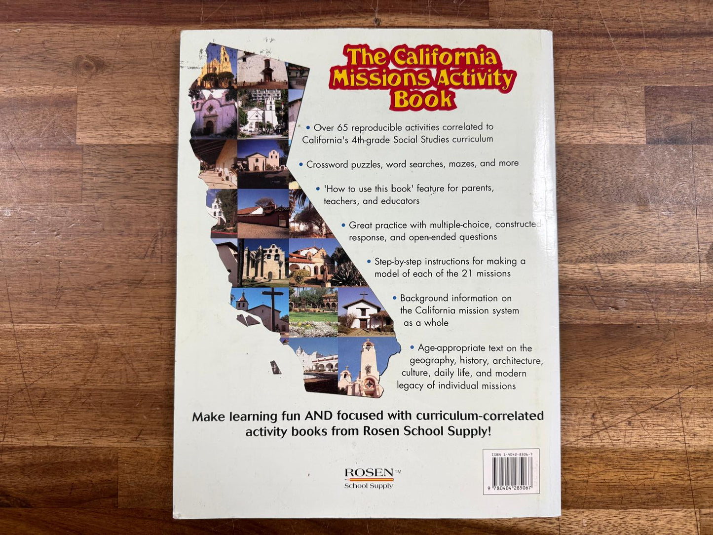 The California Mission Activity Book - Kay Ward (Good)