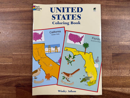 United States Coloring Book Dover History Coloring (Good)
