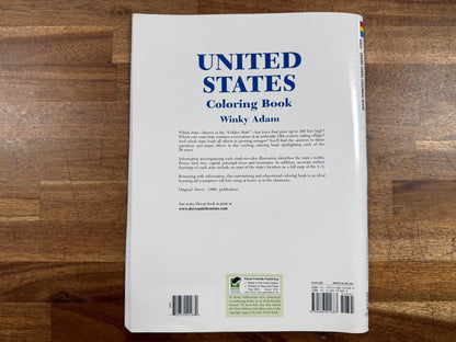 United States Coloring Book Dover History Coloring (Good)