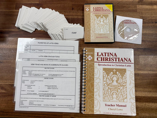 Latina Christiana II Intro to Christian Latin 3rd Ed SET (Good)