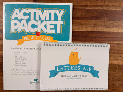 TGTB Pre-K Alphabet Flip Book & Activity Pack