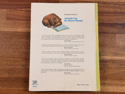 Animals Can Be Almost Human Reader's Digest Book