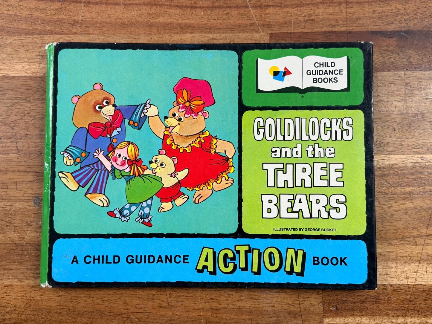 Vintage Goldilocks and the Three Bears Child Guidance Action Book