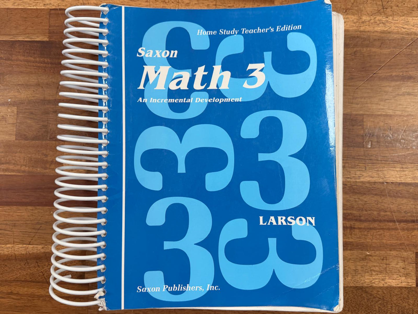 Saxon Math 3 Home Study Teacher's Edition