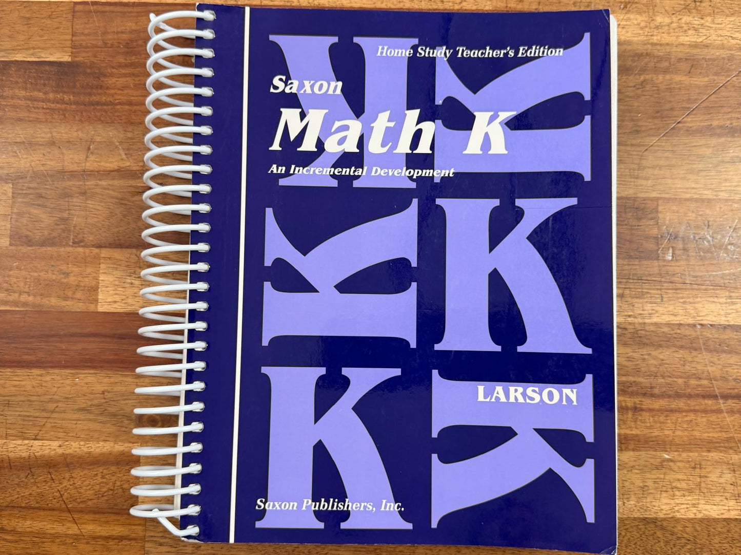 Saxon Math K Home Study Teacher's Edition