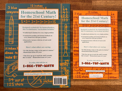 Teaching Textbooks Math 5 SET - Textbook, AnswrKy, CD