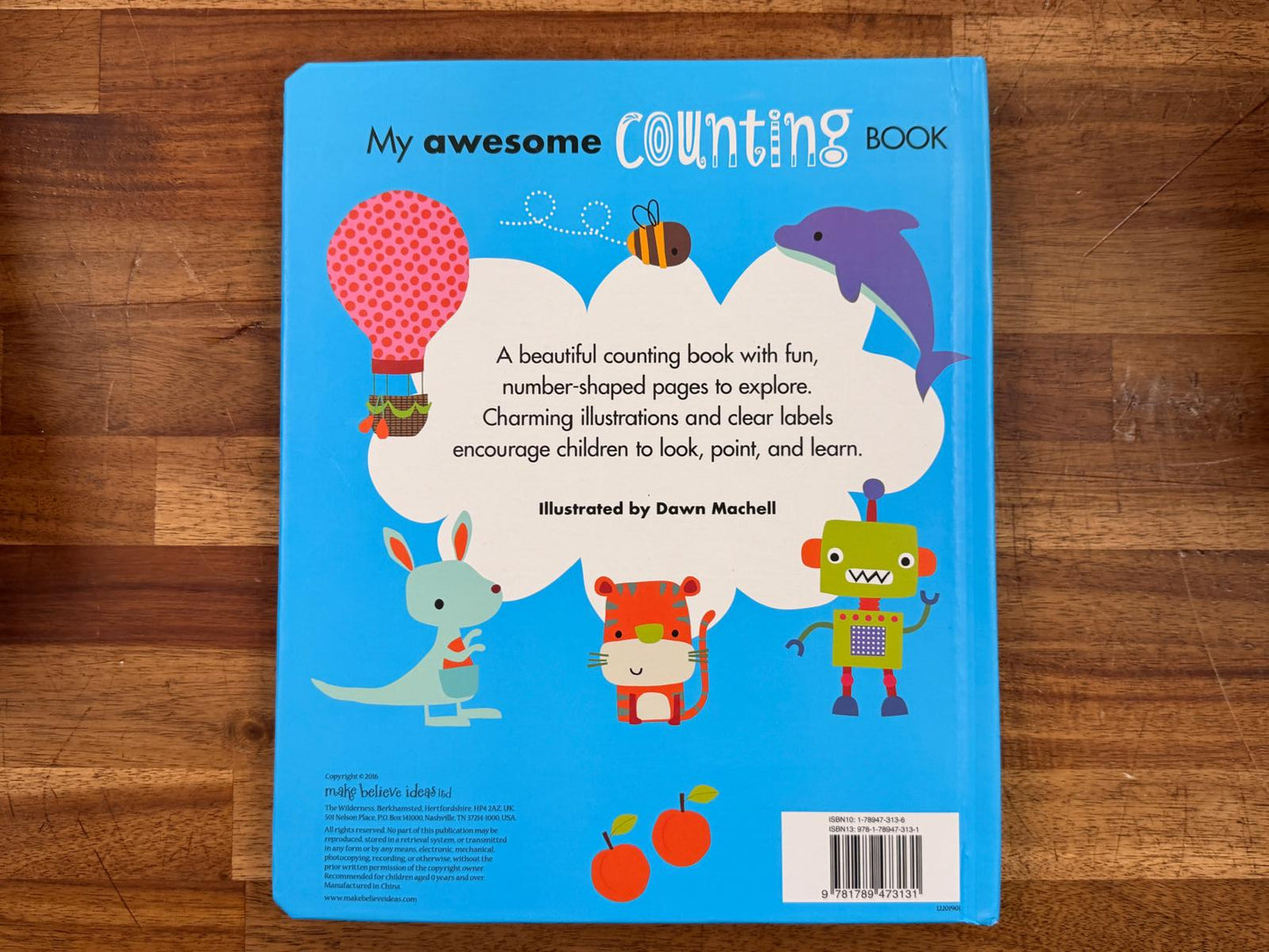 My Awesome Counting Book with Number-Shaped Pages