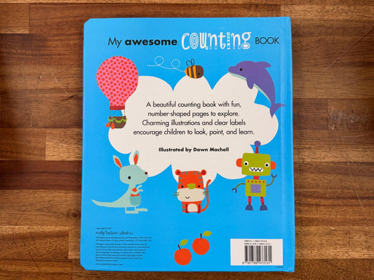 My Awesome Counting Book with Number-Shaped Pages