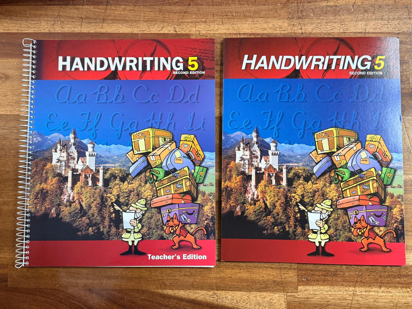 BJU Handwriting 5 2nd Ed LOT Worktext Handouts Teacher's Edition