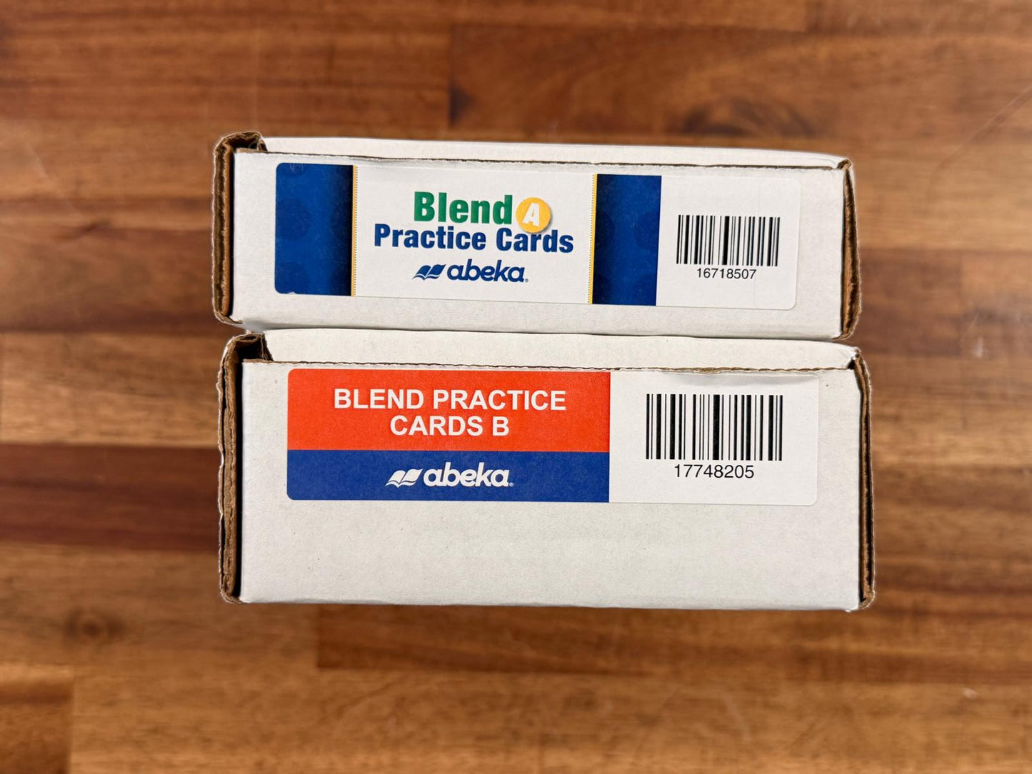 Abeka Blend A and Blend B Practice Cards