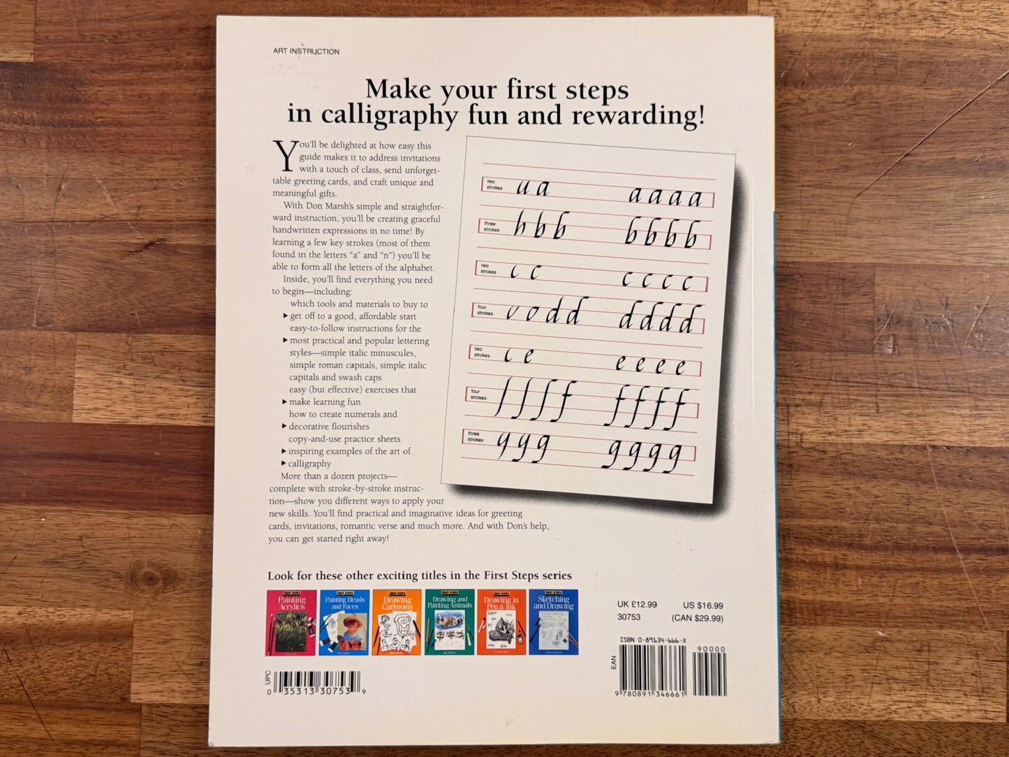 First Steps Series - Calligraphy by Don Marsh