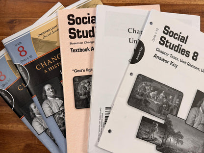 CLE Social Studies 8 LOT of 5 Teacher Guide Bundle