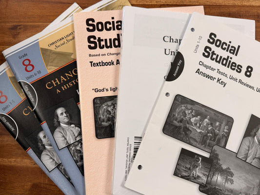 CLE Social Studies 8 LOT of 5 Teacher Guide Bundle