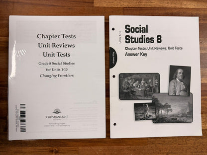CLE Social Studies 8 LOT of 5 Teacher Guide Bundle (VG)