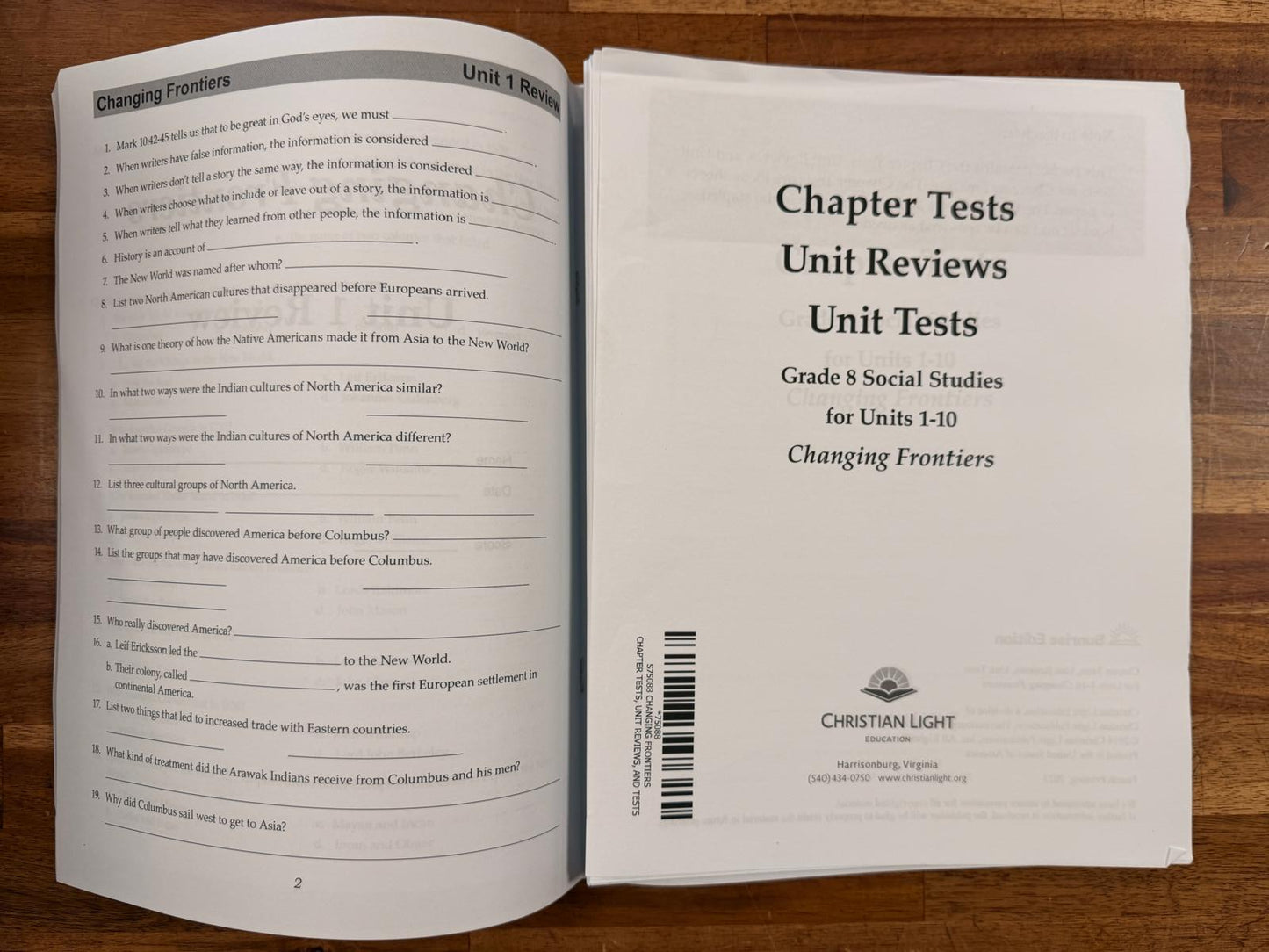 CLE Social Studies 8 LOT of 5 Teacher Guide Bundle