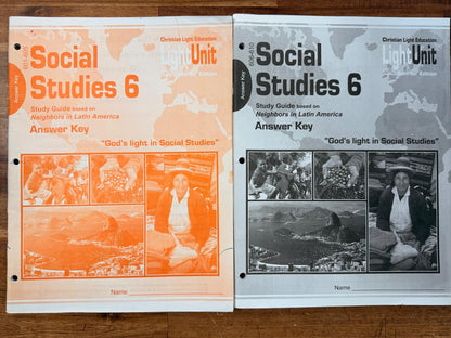 CLE Social Studies 6 LOT - Units 606-610 & AnswrKys (600-610)