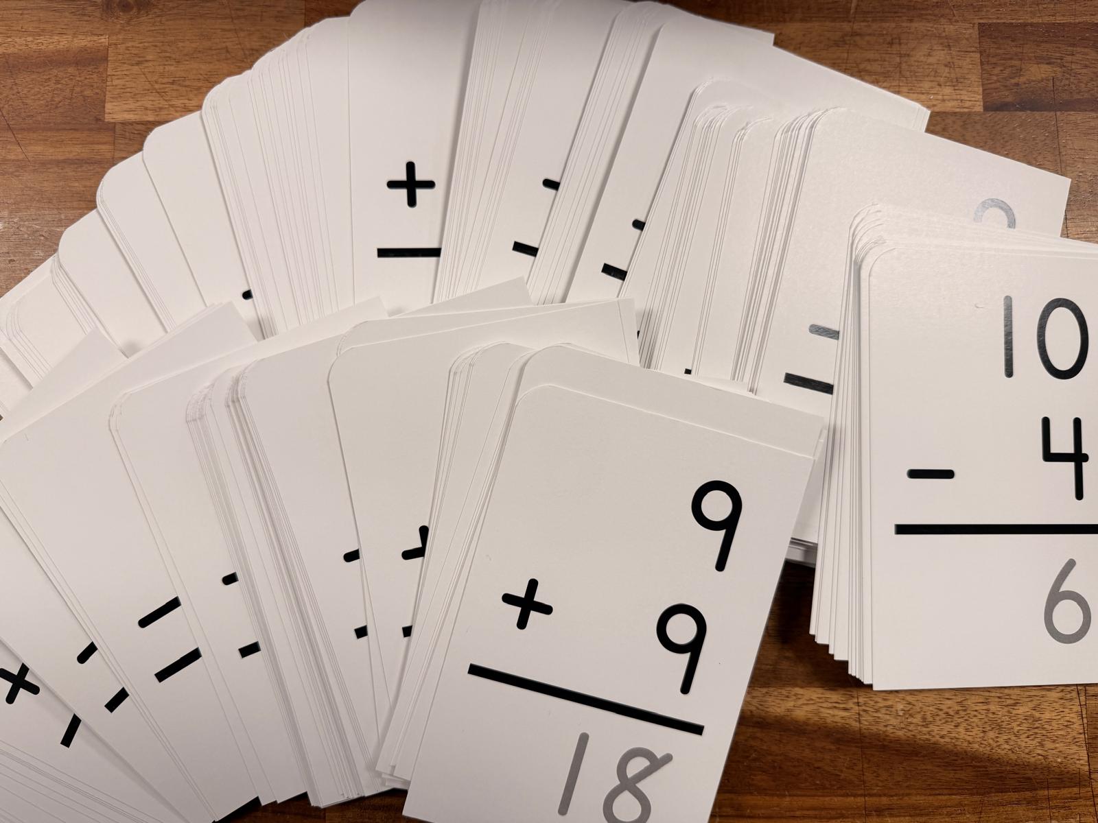 MP Addition & Subtraction Flashcards