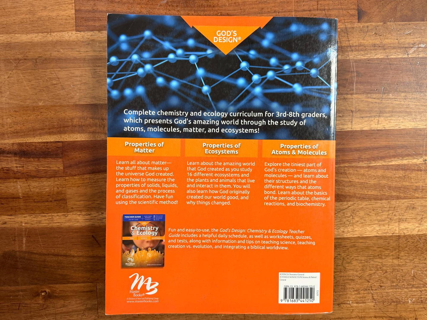 Master Books God's Design - Chemistry & Ecology Textbook