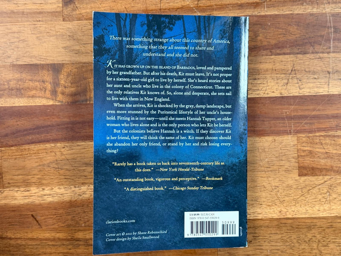 The Witch of Blackbird Pond by Elizabeth George Speare
