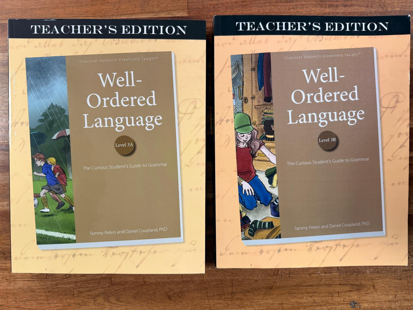 Well-Ordered Language 3A-3B Teacher's Edition SET