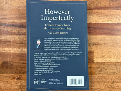 However Imperfectly - Lessons Learned - Andrew Pudewa w/ CD