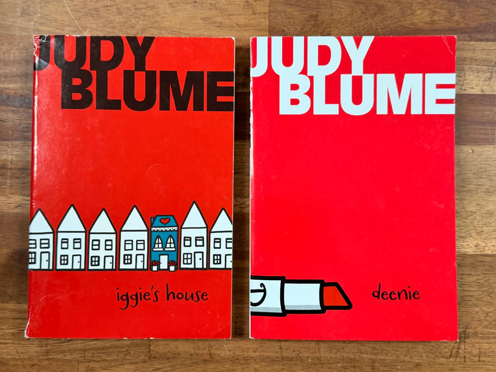 Judy Blume LOT of 2 - Deenie & Iggie's House
