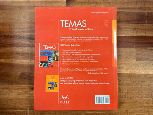 Temas AP Spanish Language and Culture Textbook
