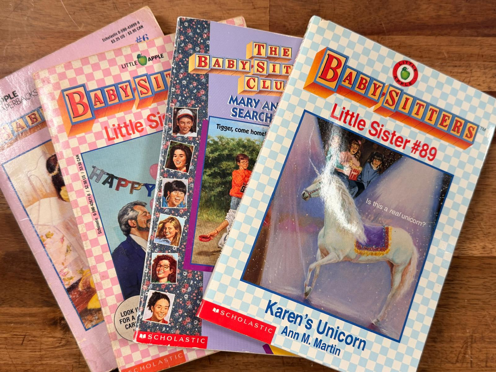 Baby-Sitters Club LOT of 4 - #6, #7, #25, #89