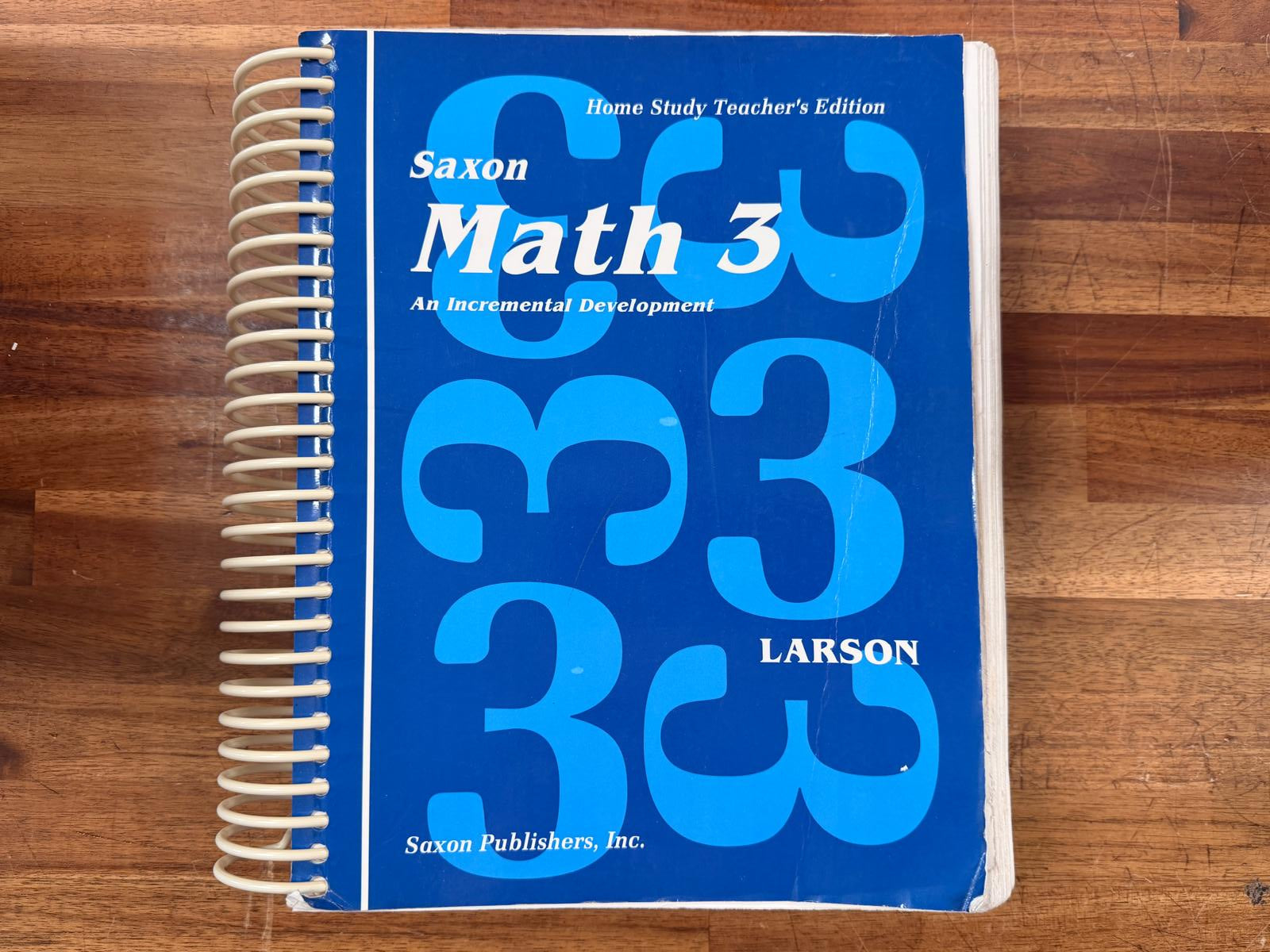 Saxon Math 3 Home Study Teacher's Edition