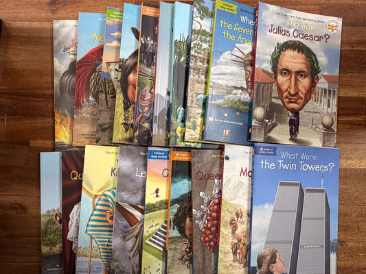 WhoHQ Who Was LOT of 19 Books (Great Condition)